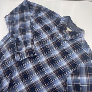 Weatherproof‎ Vintage Flannel Men Size L Button Down Shirt Long Sleeve Plaid